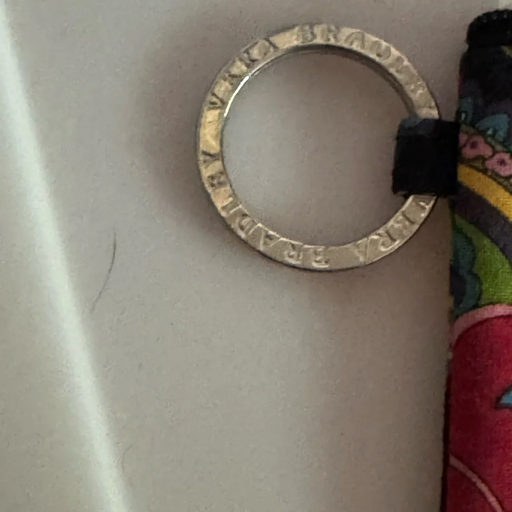 Vera Bradley ID card keychain